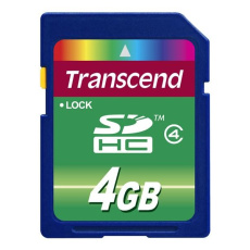 Karta TRANSCEND SDHC 4 GB triedy 4