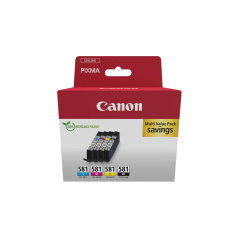 Canon CARTRIDGE CLI-581 C/M/Y/BK MULTI SEC Canon CARTRIDGE CLI-581 C/M/Y/BK MULTI SEC