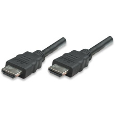 MANHATTAN HDMI kábel s Ethernetom, tienený, 1 m, čierny MANHATTAN HDMI kábel s Ethernetom, tienený, 1 m, čierny