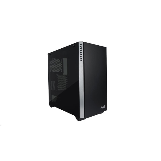 IN WIN case 216, mid tower, 220mm PSU, 166mm ventilátor,, 2xHDD, 5xSSD, 2x USB 3.0 / HD Audio / čierna