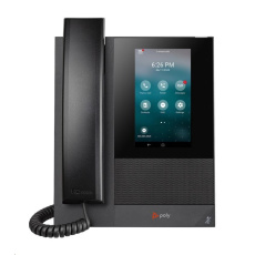 Poly IP telefón CCX 400 so slúchadlom, 5" displej, PoE, bez napájania, (MS Teams) Poly IP telefón CCX 400 so slúchadlom, 5" displej, PoE, bez napájania, (MS Teams)