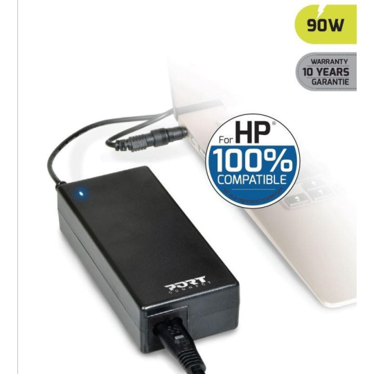 PORT napájecí adaptér k notebooku HP (5x konektor), 90 W, 19 V, 4,74 A