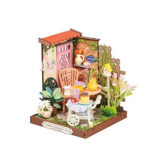 RoboTime Miniatura domečku Zahradní čajový koutek RoboTime Miniatura domečku Zahradní čajový koutek
