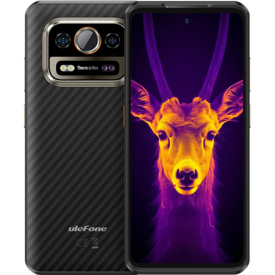 Smartphone Ulefone Armor 25T Pro 5G 6GB 256GB A14, Thermal + Night, Black [No Charger], EU