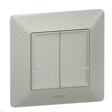 NETATMO VALENA Life dvojitý bezdrátový ovladač, hliník NETATMO VALENA Life dvojitý bezdrátový ovladač, hliník