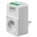 APC Essential SurgeArrest 1 zásuvky s 5V, 2.4A 2-portová nabíjačka USB, 230V Francúzsko