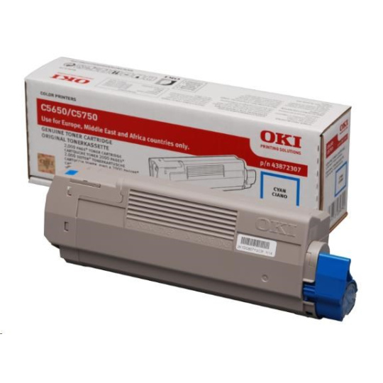 Oki Toner Cyan pre C5650/C5750 (2 000 strán)