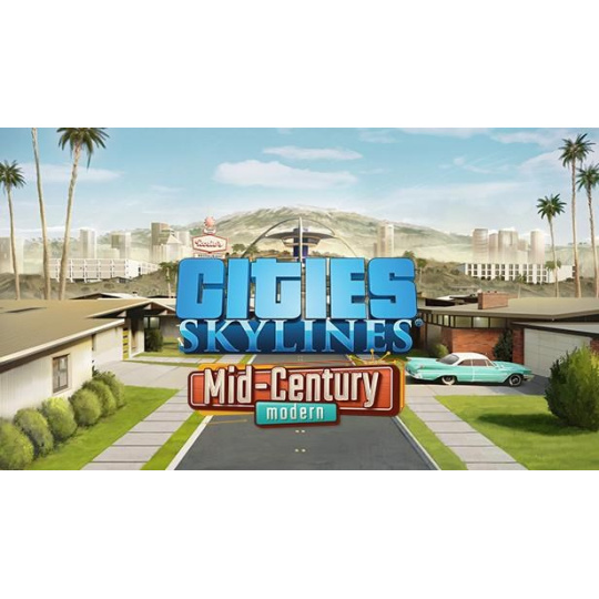 Cities: Skylines - Content Creator Pack: Mid-Century Modern (PC) klíč Steam Cities: Skylines - Content Creator Pack: Mid-Century Modern (PC) klíč Steam