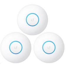 UBNT UniFi AP nanoHD, 3-PACK, bez PoE! [Inside AP, 2.4+5GHz (300Mbps+1733Mbps), MU-MIMO, 802.11a/b/g/n]