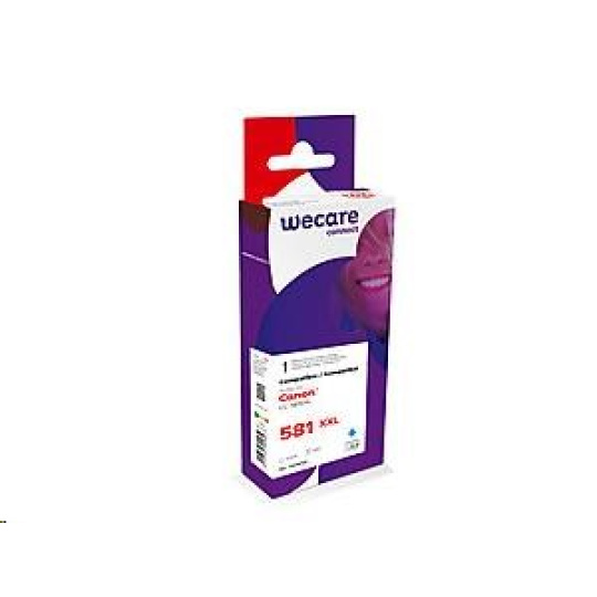 WECARE ARMOR kazeta pre CANON PIXMA TR7550,TR8550,TS6150,TS8150, TS6150(K20747W4), modrá/kyanová, 12,2 ml, 820p