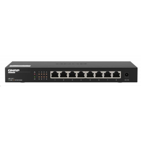 QNAP QSW-1108-8T (8x2,5GbE, 18W, DC)