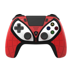 iPega Spiderman PG-4012 herní ovladač s touchpadem pro PS 3/PS 4/Android/iOS/Windows, červený iPega Spiderman PG-4012 herní ovladač s touchpadem pro PS 3/PS 4/Android/iOS/Windows, červený