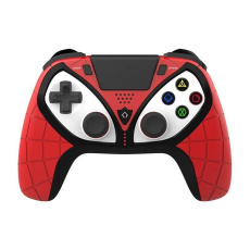 iPega Spiderman PG-4012 herní ovladač s touchpadem pro PS 3/PS 4/Android/iOS/Windows, červený