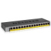 Netgear GS116LP 16portový gigabitový PoE+ prepínač, 16x gigabitový port PoE, rozpočet PoE 76 W, bez ventilátora