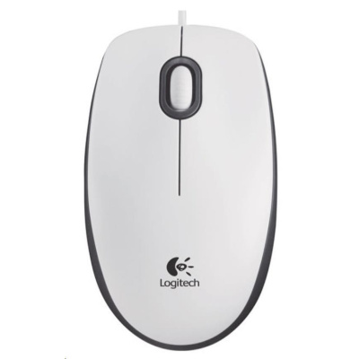 Logitech Mouse M100, white