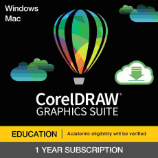 CorelDRAW Graphics Suite 365 Študentská a učiteľská licencia na prenájom (25+) ESD (Windows/MAC) EN/FR/DE/IT/SP/BP/NL/CZ/PL
