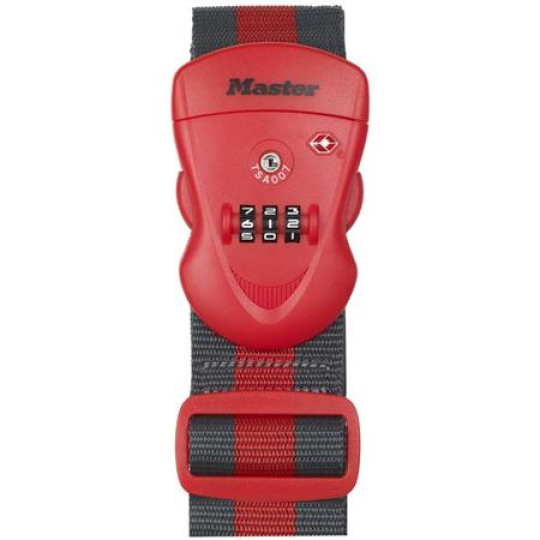 Master Lock Popruh na zavazadlo TSA kombinační  4702EURDRED Master Lock Popruh na zavazadlo TSA kombinační  4702EURDRED