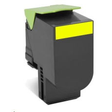 Žltý toner LEXMARK 802HY pre CX410/510 z programu Lexmark Return (3 000 strán) Žltý toner LEXMARK 802HY pre CX410/510 z programu Lexmark Return (3 000 strán)