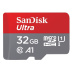 Karta SanDisk MicroSDHC 32 GB Ultra (120 MB/s, A1 Class 10 UHS-I, balenie pre Android - tablet, aplikácia Memory Zone) + adaptér