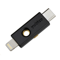 YubiKey 5Ci - USB-C + Lightning, kľúč/token s viacfaktorovým overovaním, podporou OpenPGP a čipovej karty (2FA) YubiKey 5Ci - USB-C + Lightning, kľúč/token s viacfaktorovým overovaním, podporou OpenPGP a čipovej karty (2FA)