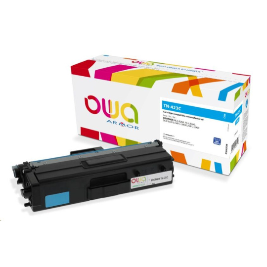 OWA Armor toner pre BROTHER HL-L 8260, 4.000 str., com. s TN423C modrá/cyan