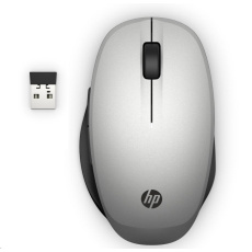 Myš HP Dual Mode Silver Mouse 300 - myš bluetooth, pripojenie k dvom počítačom súčasne Myš HP Dual Mode Silver Mouse 300 - myš bluetooth, pripojenie k dvom počítačom súčasne