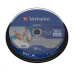 VERBATIM BD-R SL Datalife (10-pack)Blu-Ray/Spindle/6x/25GB Wide Printable