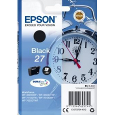 Atrament EPSON čierny Singlepack "Alarm clock" Black 27 DURABrite Ultra Ink Atrament EPSON čierny Singlepack "Alarm clock" Black 27 DURABrite Ultra Ink