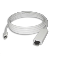 PREMIUMCORD Mini DisplayPort kábel 1.2 na HDMI 2.0, pre rozlíšenie 4Kx2K@60Hz, 3 m PREMIUMCORD Mini DisplayPort kábel 1.2 na HDMI 2.0, pre rozlíšenie 4Kx2K@60Hz, 3 m