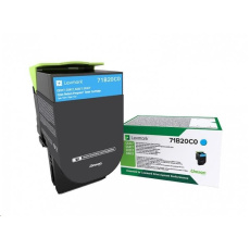 Lexmark toner pre CS/CX317,417,517 Cyan z programu Lexmark Return na 2 300 strán Lexmark toner pre CS/CX317,417,517 Cyan z programu Lexmark Return na 2 300 strán
