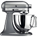 KitchenAid Artisan 5KSM125ECU Kuchyňský robot - 10 rychlostí, planetární systém, celokovová konstrukce, stříbrná